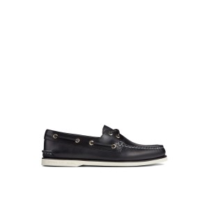 Black Sperry Gold Cup Authentic Original Orleans Boat Shoe | 8936-PWERO