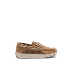 Dark Beige Sperry Gamefish Boat Shoe | 1053-JAZBC