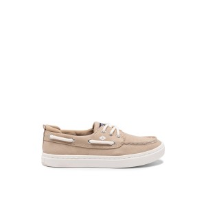 Khaki Sperry Sea Ketch Washable Sneaker | 6105-JKYAF