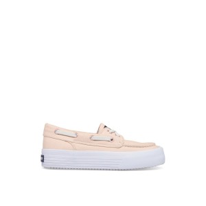 Light Red Sperry Bahama Platform Sneaker | 7481-YQAFM